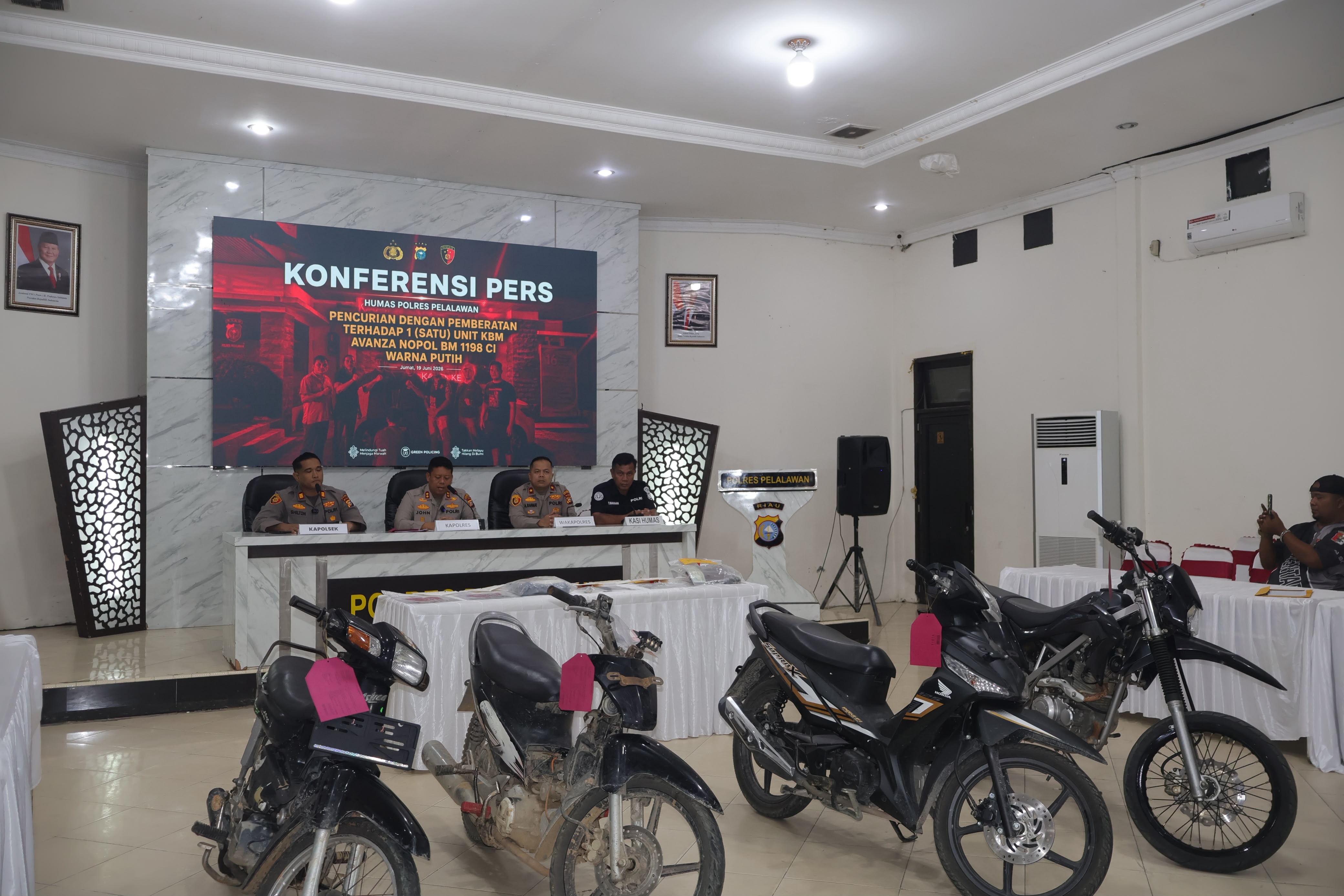 Gunakan Kunci Duplikat, Mahasiswa di Pelalawan Nekat Curi Avanza Milik Pegawai RSUD Selasih