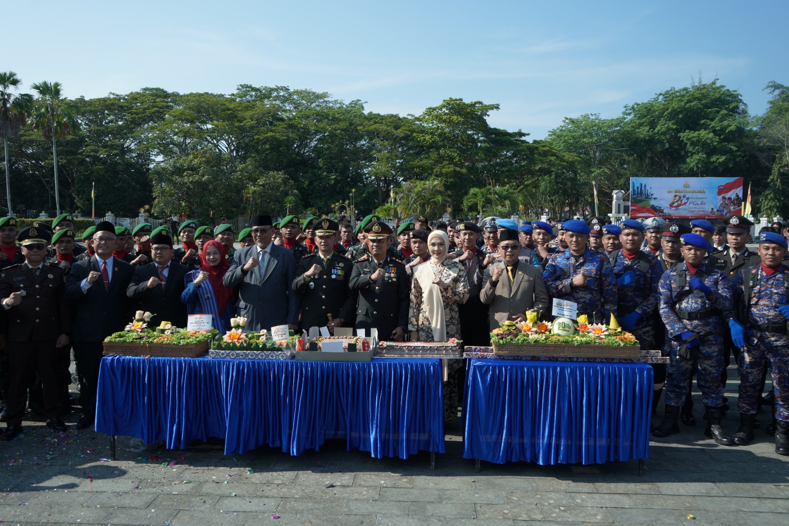 Sekda Inhil Hadiri Upacara Hari Bhayangkara ke-80, Tegaskan Sinergi Pemkab dan Polri untuk Masyarakat