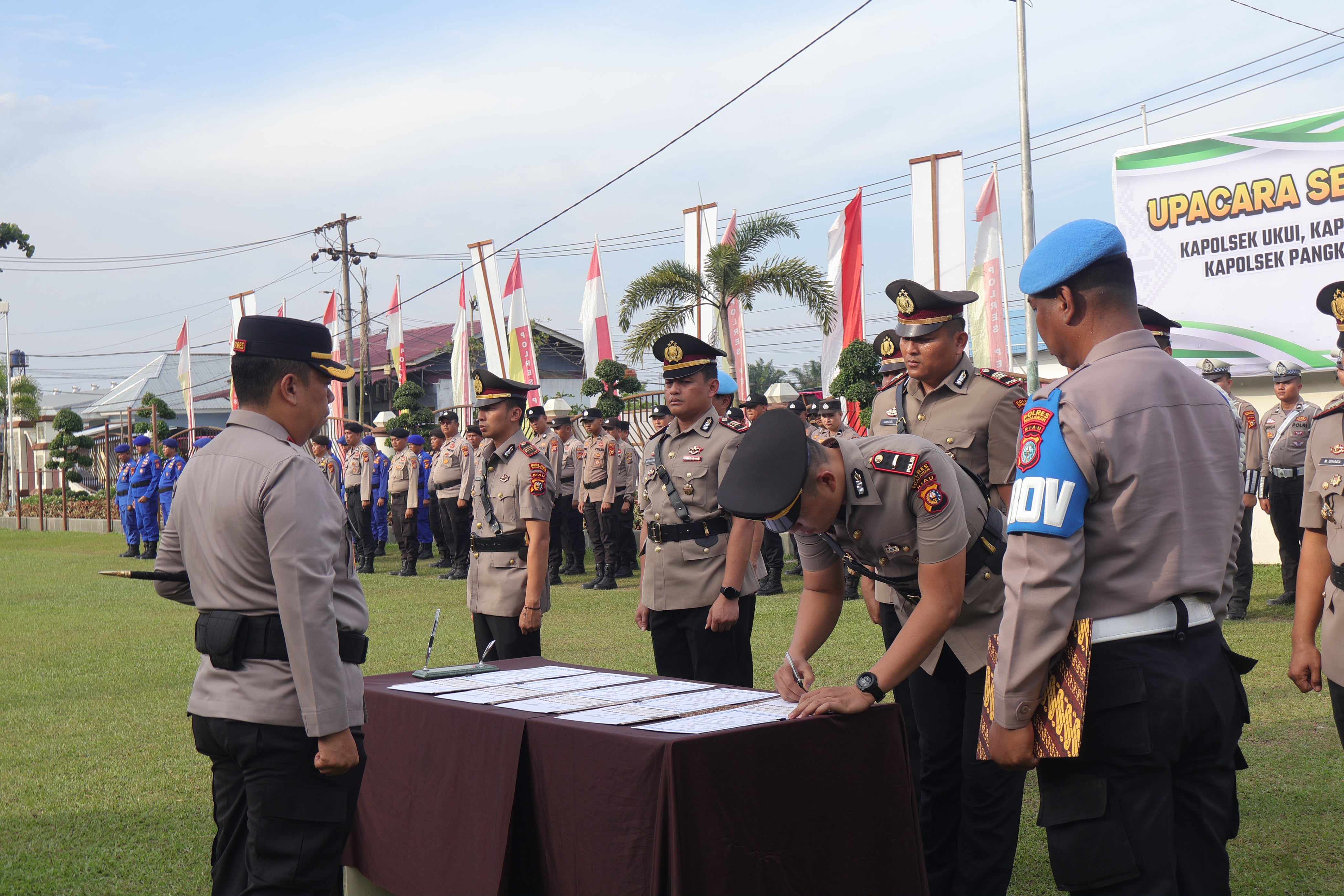 Kapolres Pelalawan Pimpin Sertijab Sejumlah Pejabat, Perkuat Kinerja dan Pelayanan Kepolisian