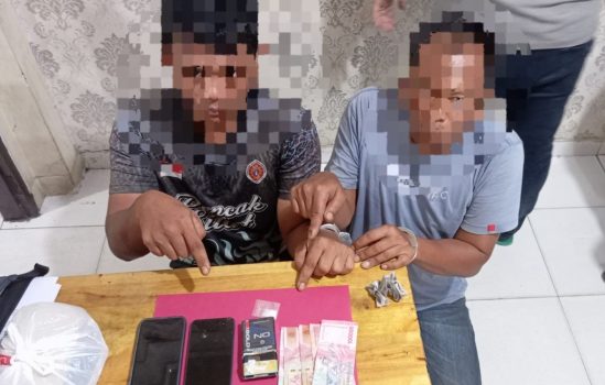 Polsek Lubuk Dalam Ringkus 2 Terduga Pengedar Narkotika di Koto Gasib