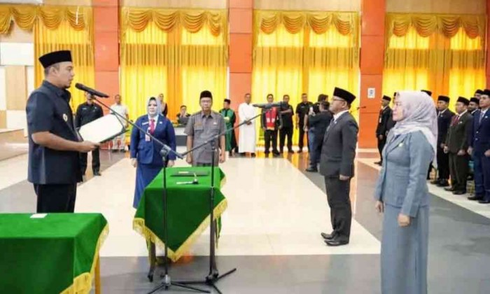 Bupati Lantik 171 Orang Pejabat Pemkab Inhu