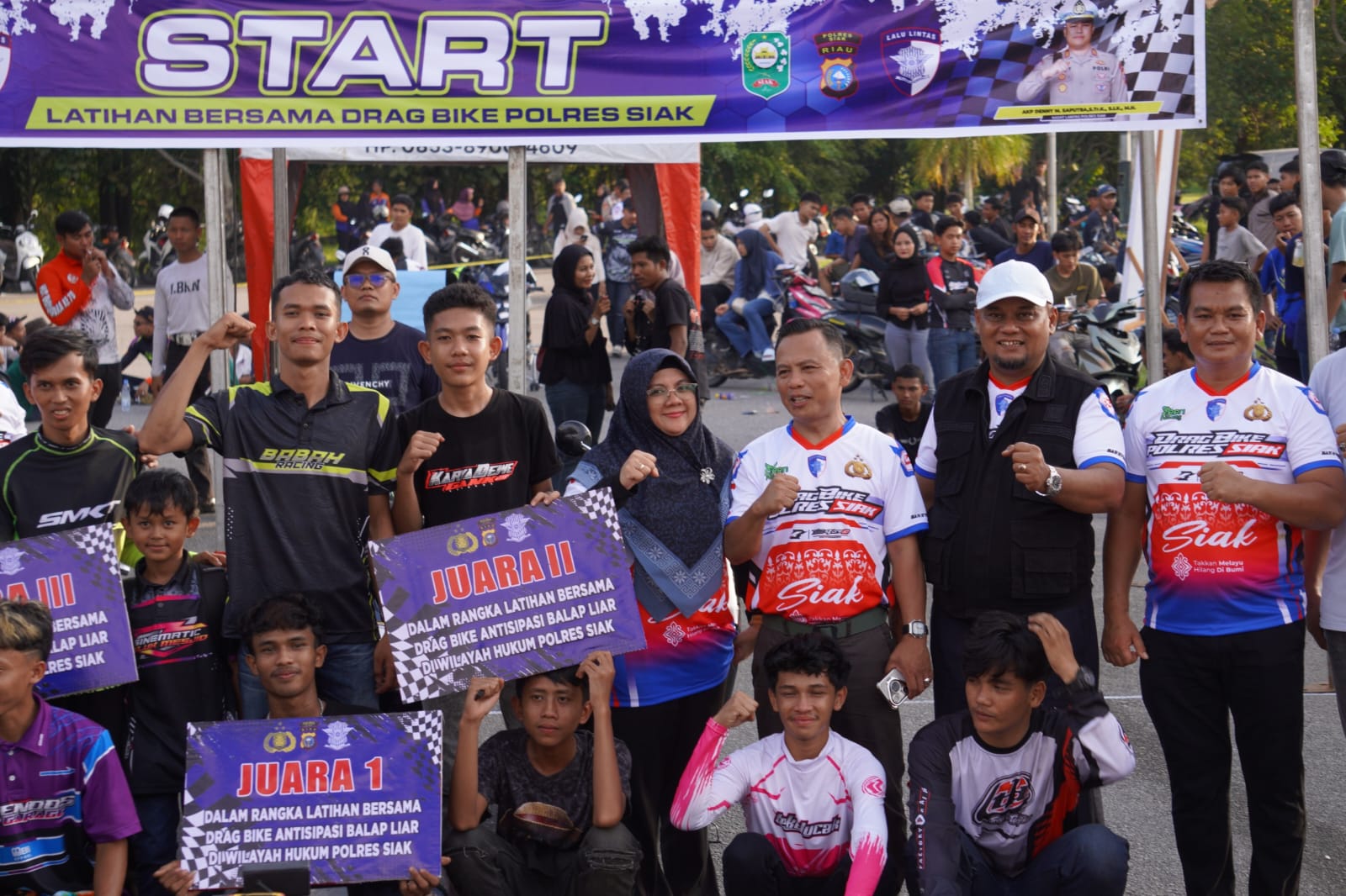 150 Pebalap Turun ke Sirkuit, Siak Bangun Wadah Aman untuk Hobi Otomotif dan Tekan Balap Liar