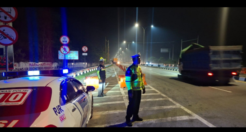 Weekend Aman dan Lancar, Polantas Karib Intensifkan Patroli di Jalan Protokol dan Jalur Tol