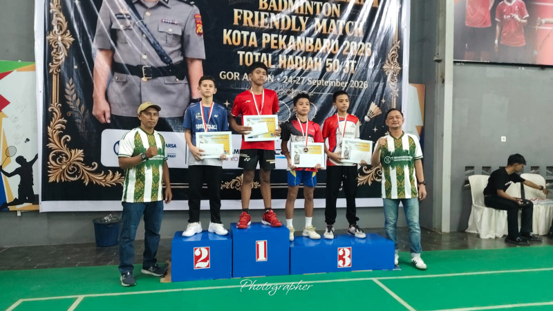 Herman Pelani Badminton Friendly Match 2026: Doddy dan Hafis Keluar sebagai Juara Executive