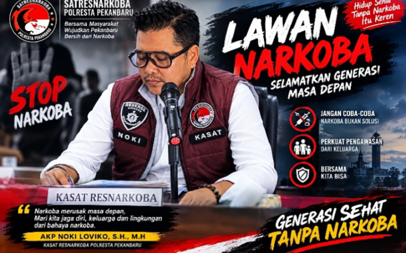 Satresnarkoba Polresta Pekanbaru Amankan Pasutri Terkait Penyalahgunaan Narkoba