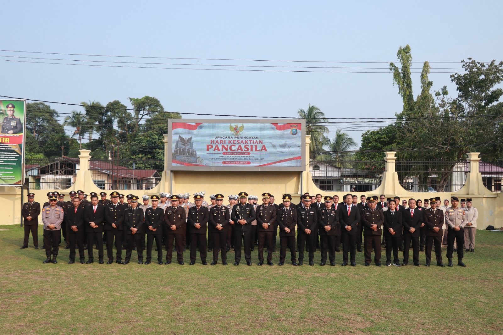 Teguhkan Semangat Persatuan, Polres Kampar Gelar Upacara Peringatan Hari Kesaktian Pancasila 2026