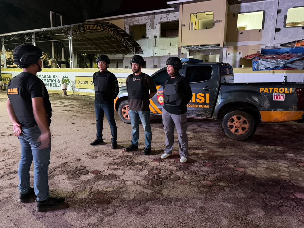 Polres Dumai Gencarkan Patroli Malam, Sejumlah Titik Rawan Disisir ﻿