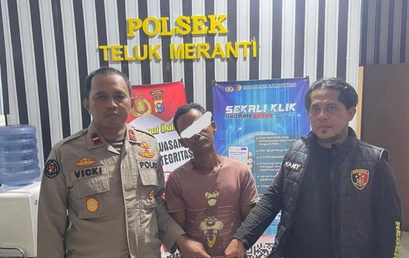 Polsek Teluk Meranti Ciduk Tersangka yang Aniaya Ayah Kandung hingga Tewas