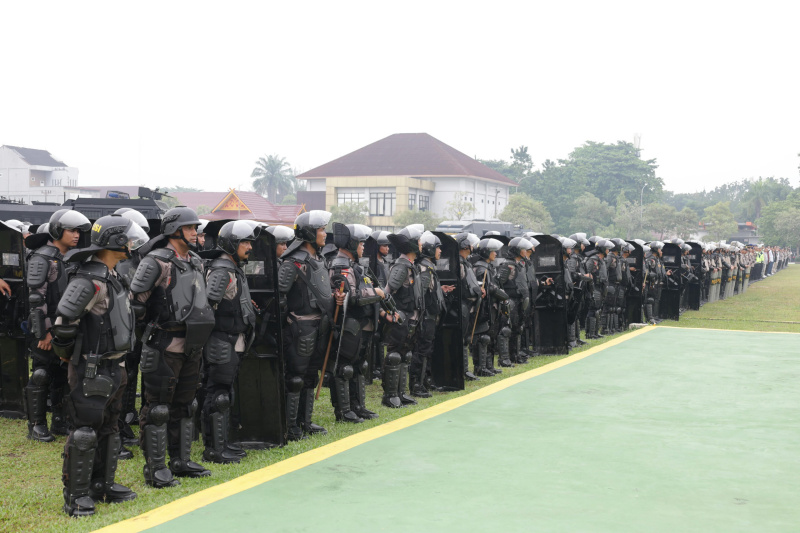 Antisipasi Unjuk Rasa, Kapolda Riau Tekankan Pengamanan Humanis dan Profesional