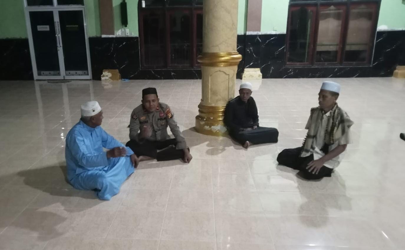 Subuh Keliling di Desa Kuala Panduk, Kapolsek Teluk Meranti Sampaikan Pesan Kamtibmas