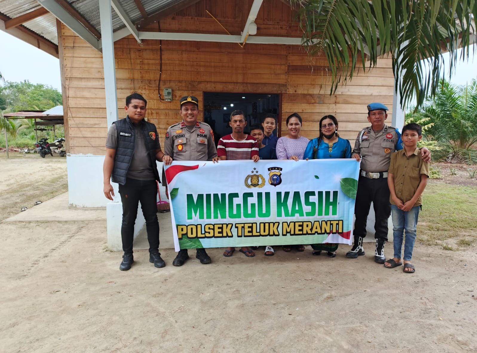 Polsek Teluk Meranti Gelar Minggu Kasih, Tampung Keluhan dan Aspirasi Masyarakat