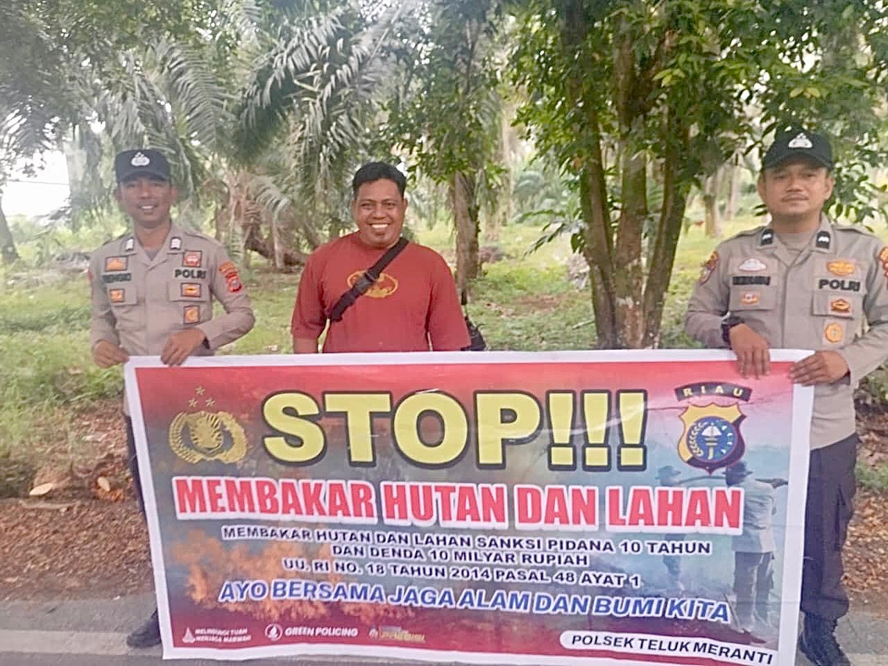 Polsek Teluk Meranti Tingkatkan Patroli dan Binluh Cegah Karhutla