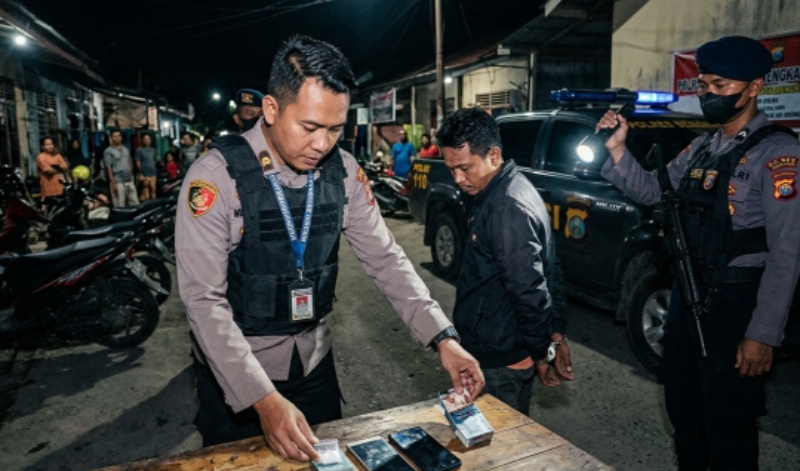 Polres Bengkalis Ciduk Tiga Pengedar Narkoba