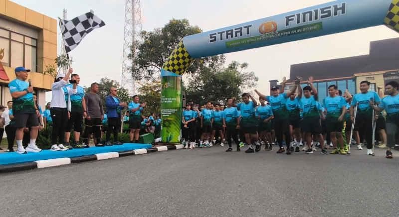 Kapolda Riau: Bhayangkara Run 2026, Simbol Kolaborasi Menjaga Alam dan Melawan Karhutla