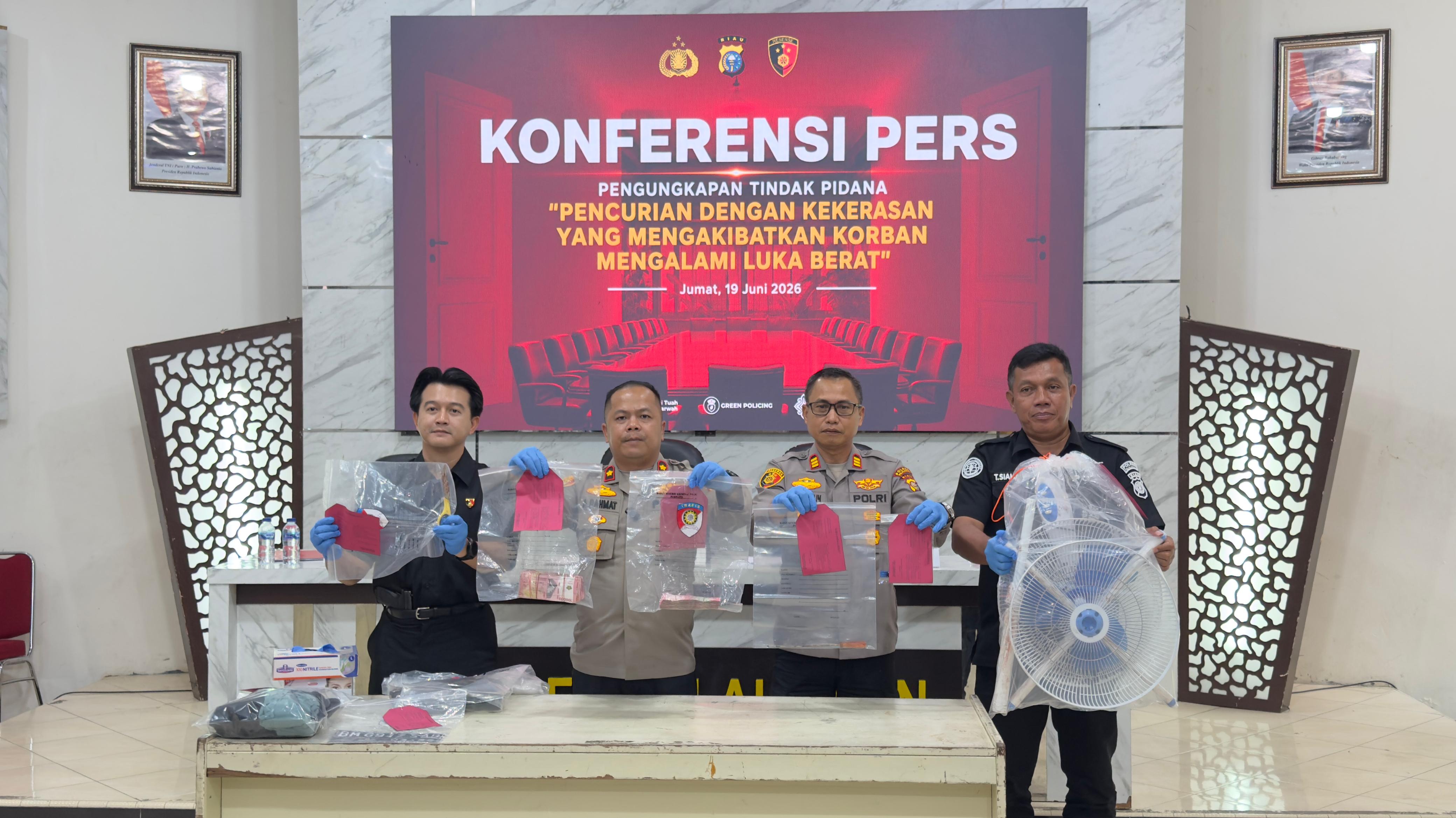 Hitungan Jam, Rampok yang Tusuk Karyawati dan Gondol Rp 76 Juta Diciduk