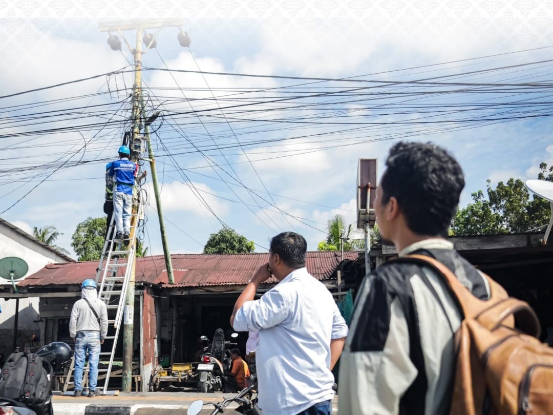Pemko Dumai Benahi Kabel Fiber Optik